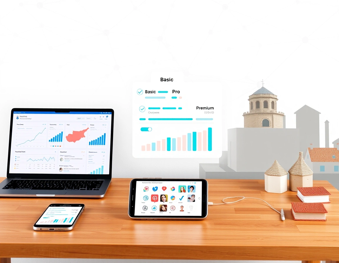 Professional image related to social media packages Cyprus with high-quality visual elements