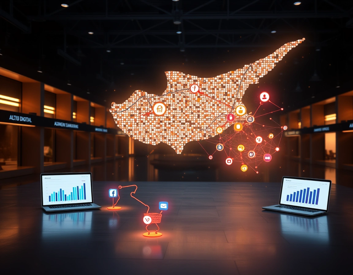 Professional image related to social media ads Cyprus with high-quality visual elements