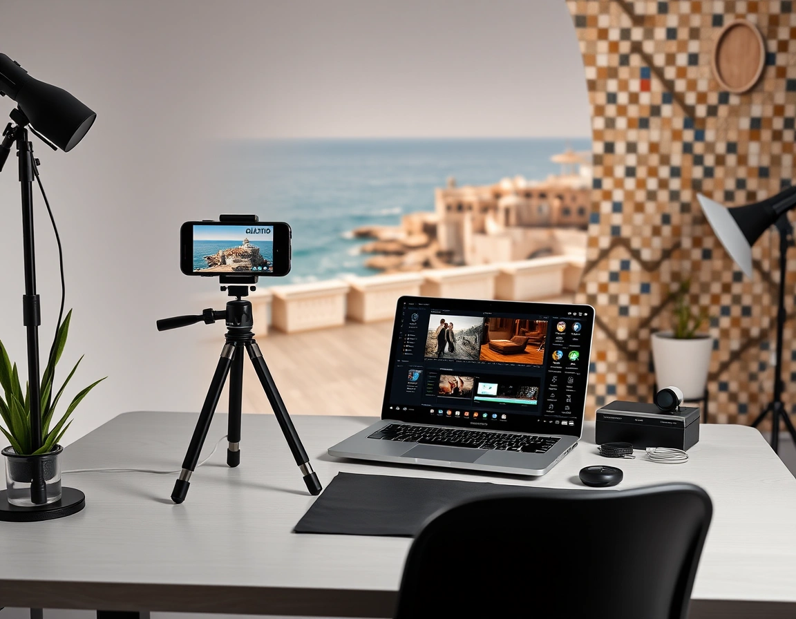 Professional image related to short-form video content creation Cyprus with high-quality visual elements